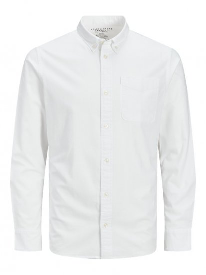 Jack & Jones Brook Oxford Shirt Long Sleeve White - Camisas - Camisas 2XL-10XL