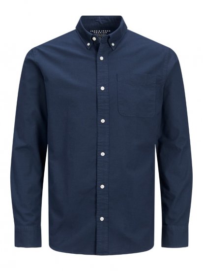Jack & Jones Brook Oxford Shirt Long Sleeve Navy - Camisas - Camisas 2XL-10XL