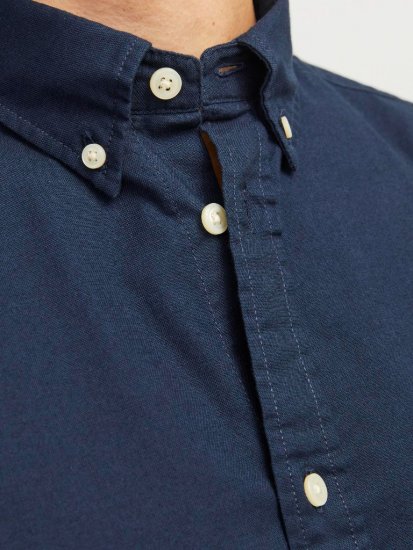Jack & Jones Brook Oxford Shirt Long Sleeve Navy - Camisas - Camisas 2XL-10XL