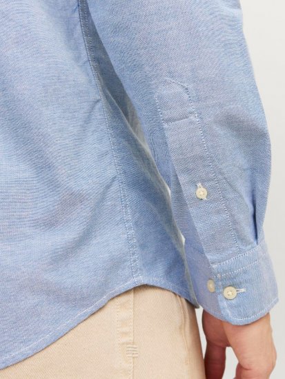 Jack & Jones Brook Oxford Shirt Long Sleeve Blue - Camisas - Camisas 2XL-10XL