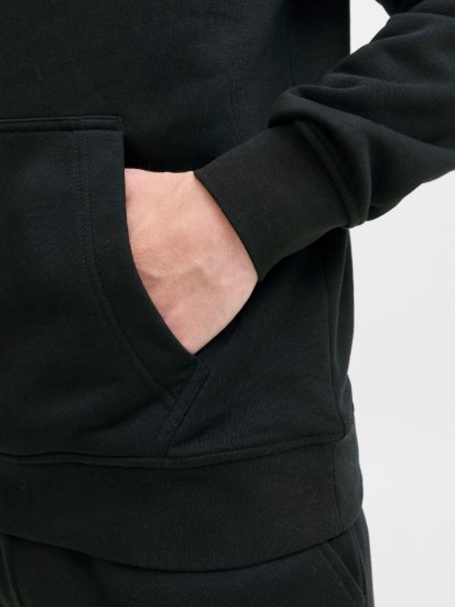 Jack & Jones Soho Hoodie Black - Sudaderas - Sudaderas 2XL-12XL