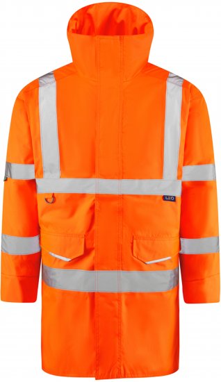 Leo Tawstock EcoViz 4K Baffle Lined Anorak Hi-Vis Orange - Chaquetas reflectantes - Chaquetas reflectantes 3XL-6XL
