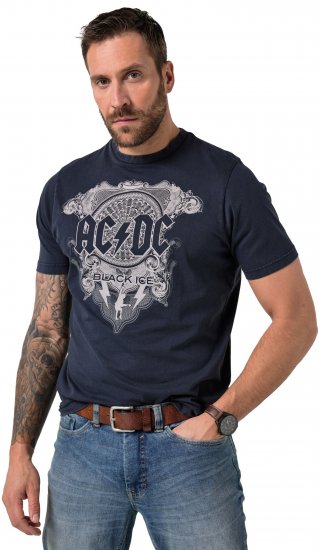 JP1880 AC/DC Black Ice T-Shirt Navy - Camisetas de bandas - 