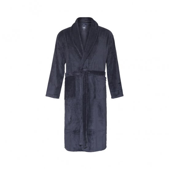 North Latitude Bathrobe Navy Blue - Albornoces/batas de casa/toallas - Albornoces 2XL-10XL