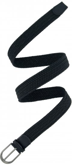 Ulla Popken Elastic Belt Black - Cinturones de mujer - 