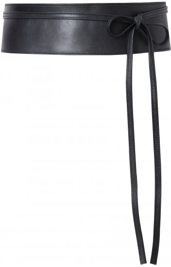 Ulla Popken Tie Belt Black - Cinturones de mujer - 
