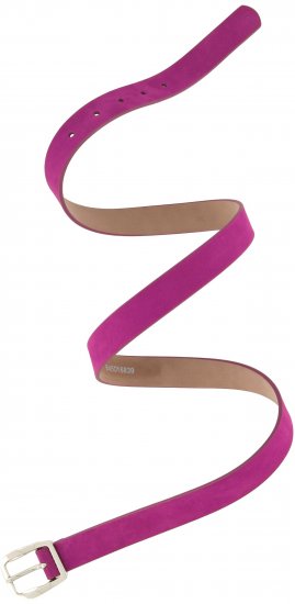 Ulla Popken Soft Suede Belt Purple - Cinturones de mujer - 