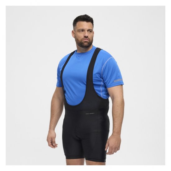 North Latitude Sport Bike Shorts With Suspenders Black - Ropa de ciclismo - 