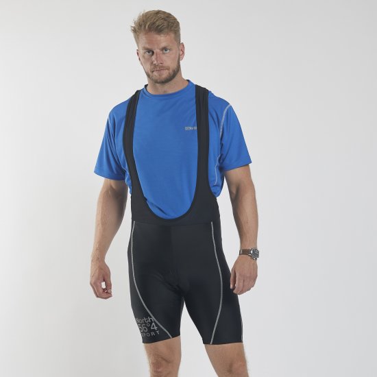 North Latitude Bike Shorts With Suspenders Black TALL - Ropa deportiva - Ropa Deportiva 2XL-10XL