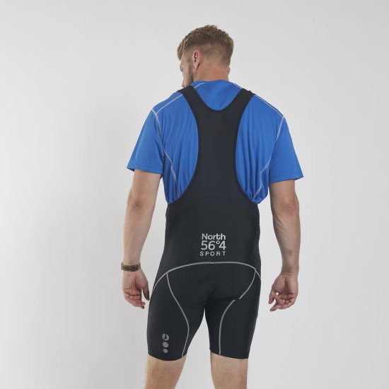 North Latitude Bike Shorts With Suspenders Black TALL - Ropa deportiva - Ropa Deportiva 2XL-10XL
