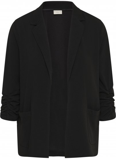 Kaffe Curve Pheolo 3/4 Sleeve Blazer Black Deep - Blazers - 