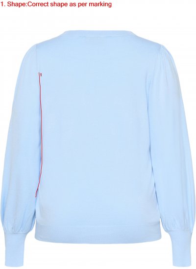 Kaffe Curve Lizzy Jersey de manga larga Azul - Jerséis y punto - 