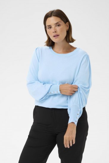 Kaffe Curve Lizzy Jersey de manga larga Azul - Jerséis y punto - 