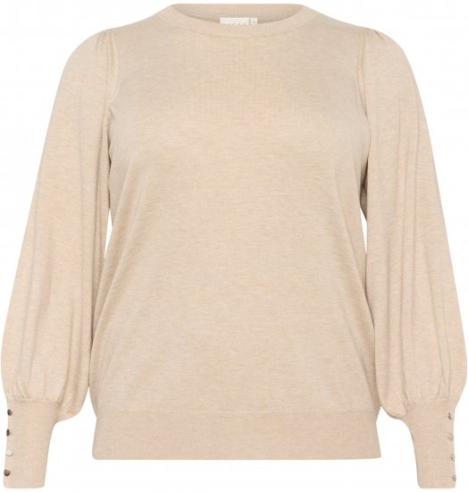 Kaffe Curve Lizzy Jersey de manga larga Beige - Jerséis y punto - 