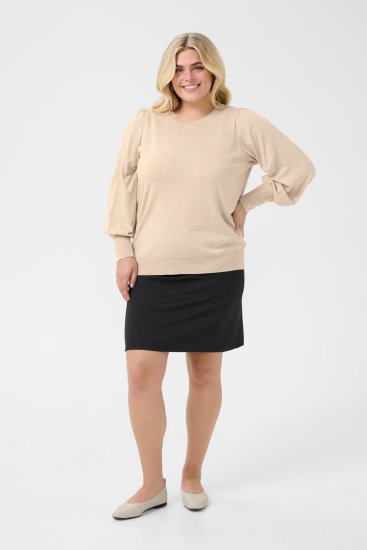 Kaffe Curve Lizzy Jersey de manga larga Beige - Jerséis y punto - 