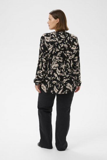 Kaffe Curve Mila Ami Blusa Negro - Blusas y túnicas - 