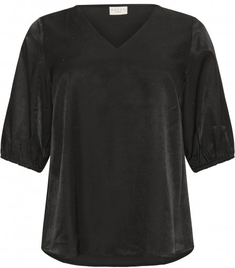 Kaffe Curve Ada Blouse Black - Blusas - 