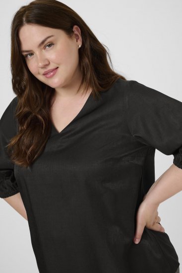 Kaffe Curve Ada Blouse Black - Blusas - 