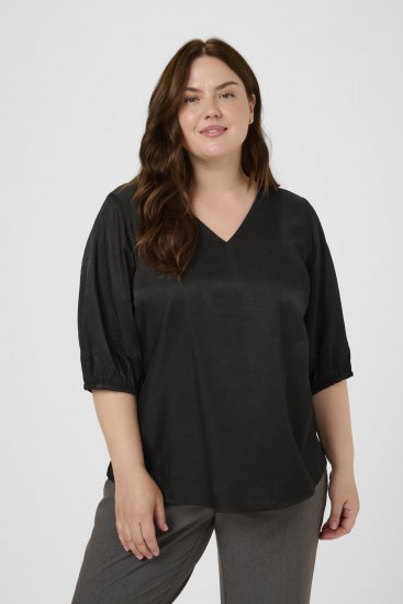 Kaffe Curve Ada Blouse Black - Blusas - 