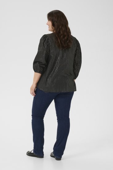 Kaffe Curve Luisa Blouse Black Deep - Blusas - 