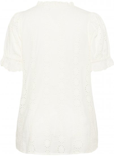 Kaffe Curve Dina Blouse White - Blusas - 