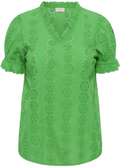 Kaffe Curve Dina Blouse Bright Green - Blusas - 