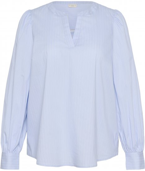 Kaffe Curve Juda Blouse Nantucket Breeze Stripe Blue - ROPA DE MUJER 40-66 - 