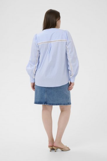 Kaffe Curve Juda Blouse Nantucket Breeze Stripe Blue - ROPA DE MUJER 40-66 - 
