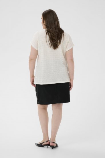 Kaffe Curve Felice Blouse Chalk - Blusas - 