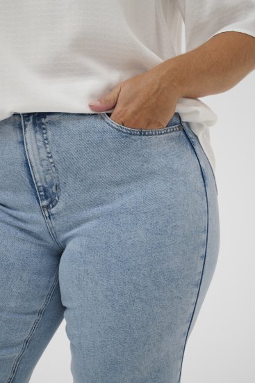 Kaffe Curve Mina Lace Blouse Chalk White - Blusas y túnicas - 