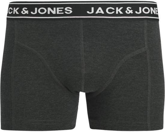Jack & Jones Hector Solid Trunks 3-Pack Navy/Red/Grey - Bóxeres - Bóxeres 2XL-12XL