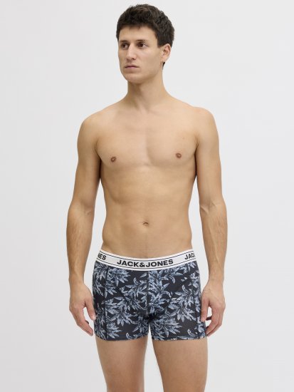 Jack & Jones Acray Flower Boxers 3-Pack Black/Navy - Ropa interior - Ropa interior 2XL-8XL