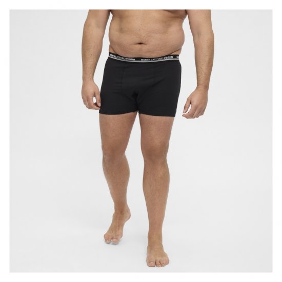 North Latitude 5-Pack Boxershorts Black - Bóxeres - Bóxeres 2XL-12XL