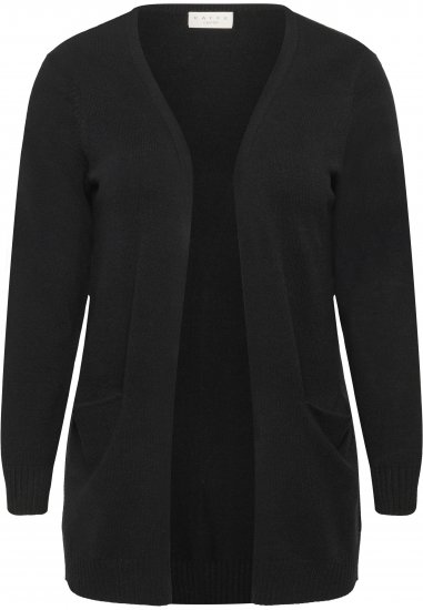Kaffe Curve Alianna Knit Cardigan Black Deep - Cárdigans - 