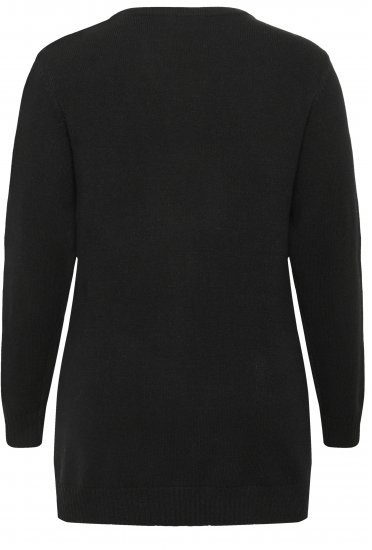 Kaffe Curve Alianna Knit Cardigan Black Deep - Cárdigans - 
