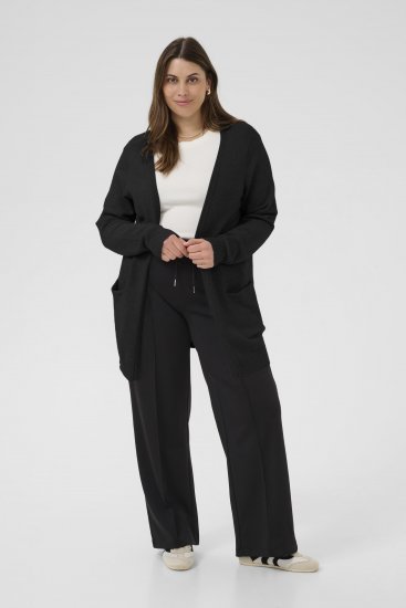 Kaffe Curve Alianna Knit Cardigan Black Deep - Cárdigans - 