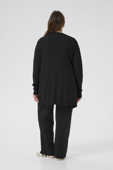 Kaffe Curve Alianna Knit Cardigan Black Deep - Cárdigans - 