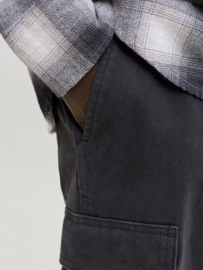 Jack & Jones Cole Hudson Belted Cargo Shorts Black - Pantalones cortos - Pantalones cortos W40-W60