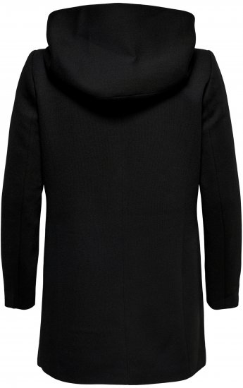 Only Carmakoma Sedona Light Coat Black - Abrigos de invierno - 