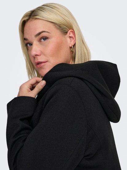 Only Carmakoma Sedona Light Coat Black - Abrigos de invierno - 