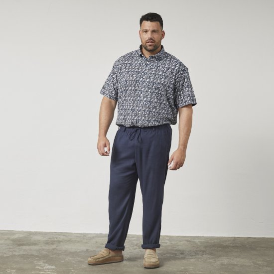 North Latitude 61155 Pantalones De Lino De Ajuste Cómodo Azul Marino - Vaqueros & pantalones - Vaqueros y Pantalones - W40-W70