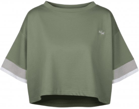 Nora Mikken AGNES Crop Top Green - Camisetas - 