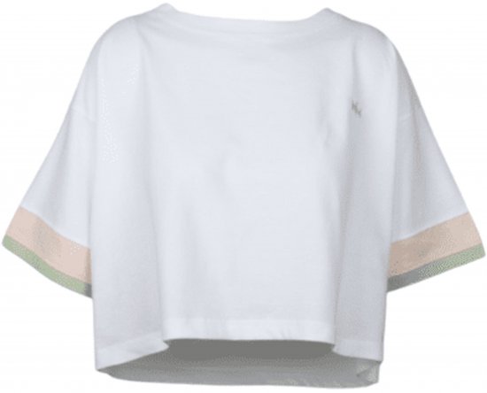 Nora Mikken AGNES Crop Top White - Camisetas - 
