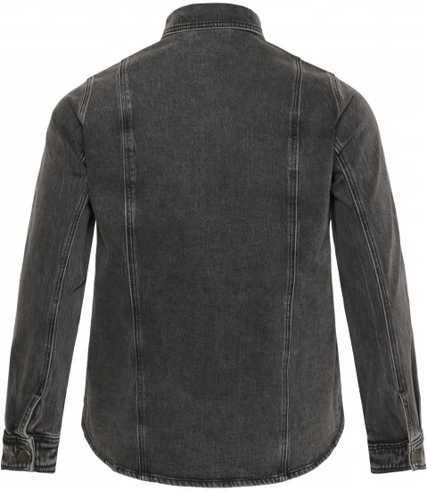 Kaffe Curve Petri Denim Jacket Grey Vintage Wash - Chaquetas - 
