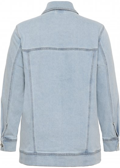 Kaffe Curve Ninna Casual Jacket Light Blue Washed - Chaquetas - 