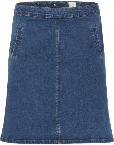 Kaffe Curve Leni Denim Skirt Blue - Faldas - 