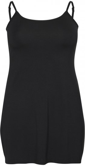 Kaffe Curve Jena De tirantes Vestido Negro intenso - Vestidos - 