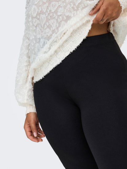 Only Carmakoma Pever Flared Pants Black - Pantalones - 