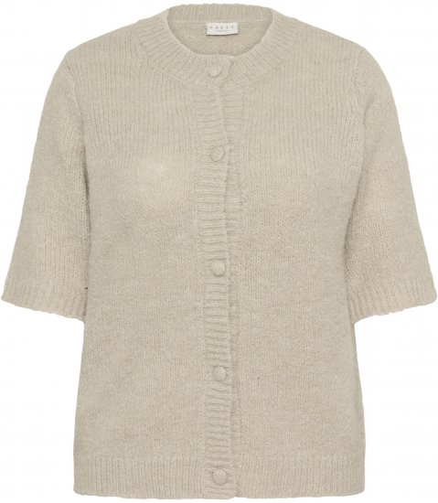 Kaffe Curve Emilia Cardigan Feather Grey Melange - Cárdigans - 