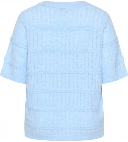 Kaffe Curve Minia Pullover Powder Blue Melange - Jerséis de punto - 